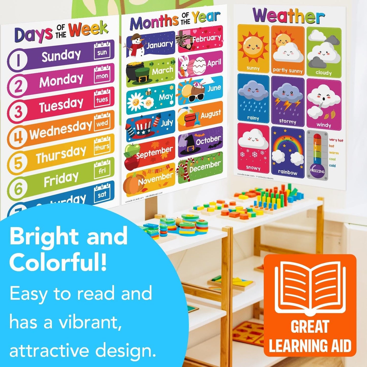 U.S. Currency Money Educational Charts for Preschool to Gradeschool – Bright Colorful Visual / Learning Aid Poster for Classroom or Home | Printed on Glossy Durable Cardstock | 11" x 17" | 5 per Pack