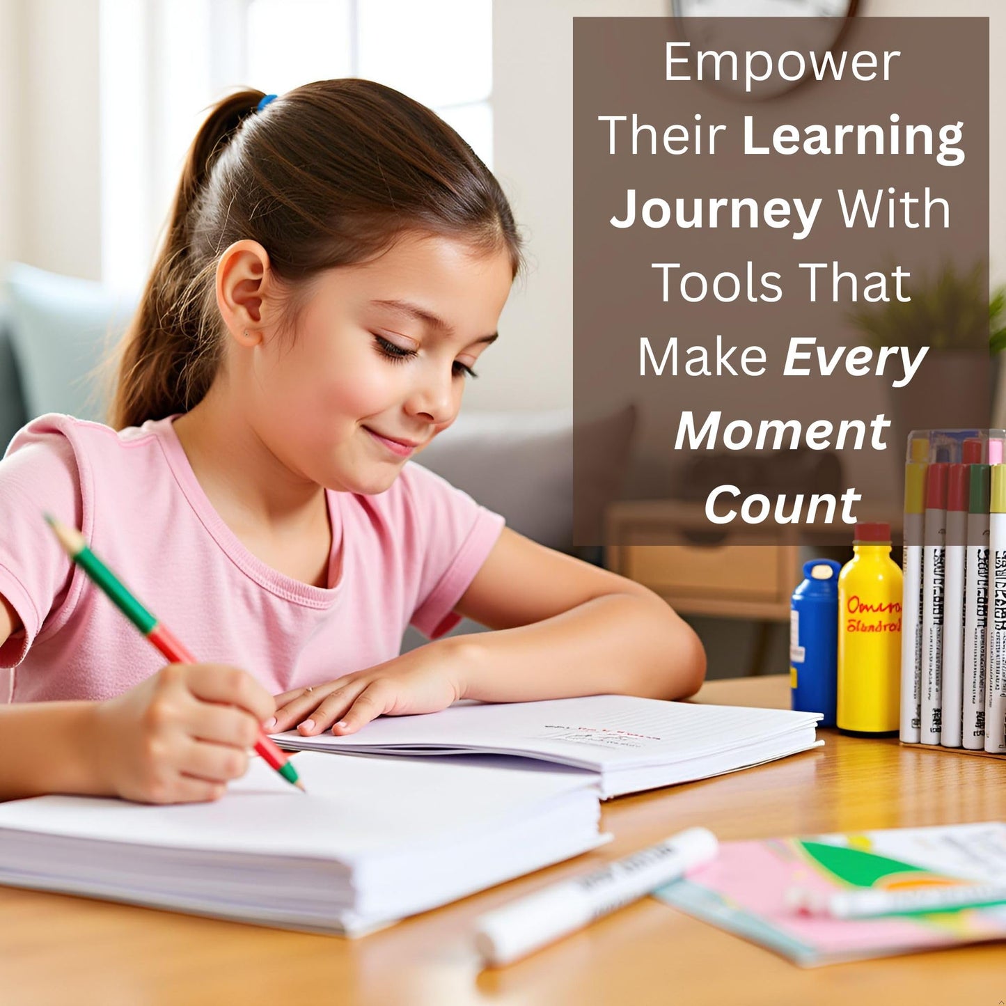 OMURA Learning Elementary School Supplies Kit β 85-Piece Back to School Supplies, School Supply Kit Elementary for Grades 3β5 | Notebooks, Pencils, Crayons, Markers, Glue & Student School Supplies