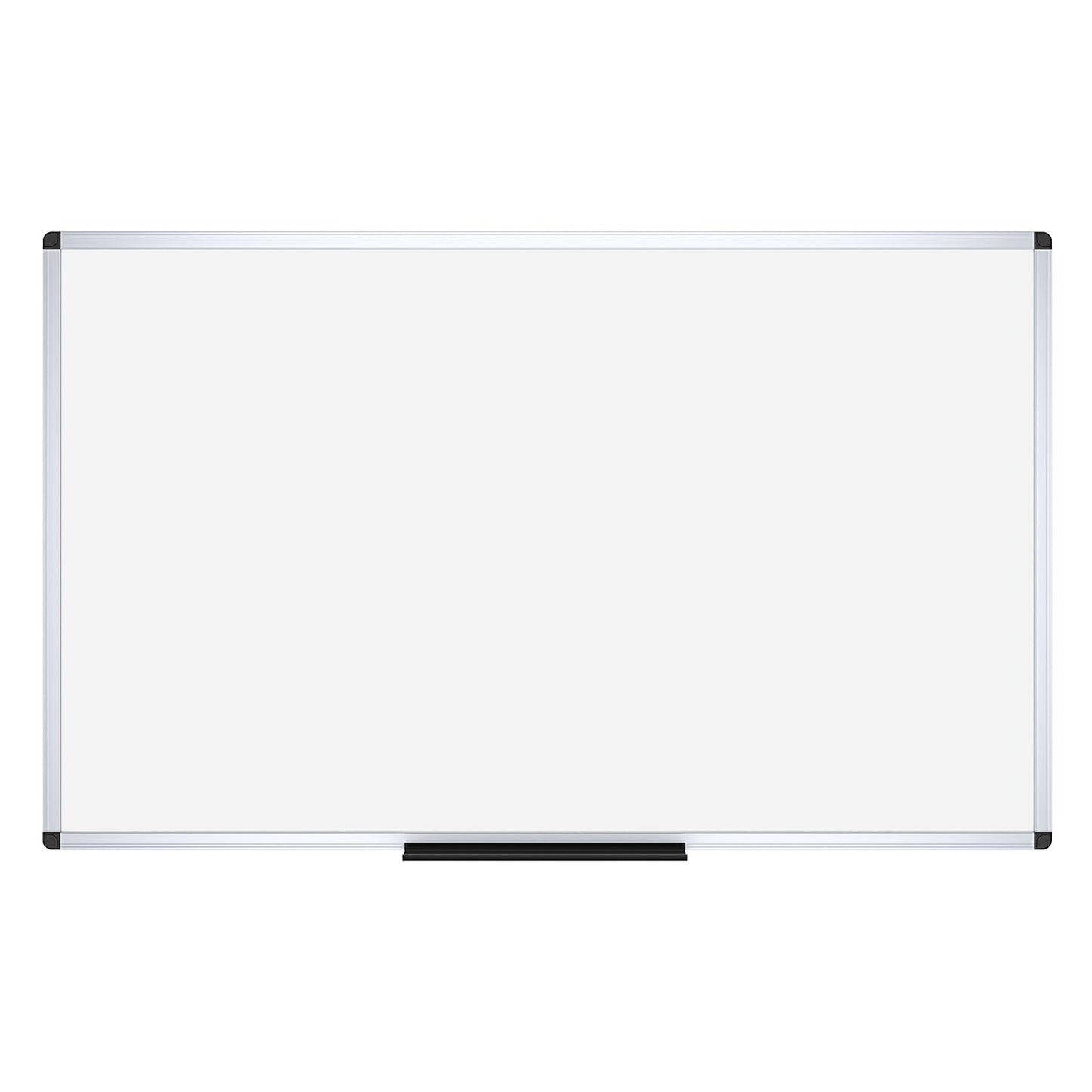 VIZ-PRO Dry Erase Board/Whiteboard, 60 x 36 Inches, Wall Mounted Board for School Office and Home