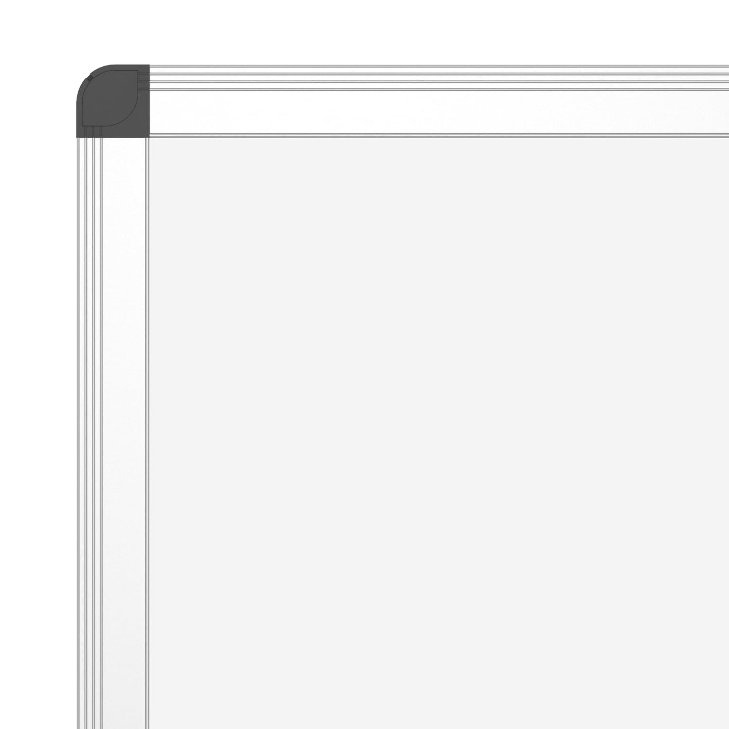 VIZ-PRO Dry Erase Board/Whiteboard, 60 x 48 Inches, Wall Mounted Board for School Office and Home 5' x 4'