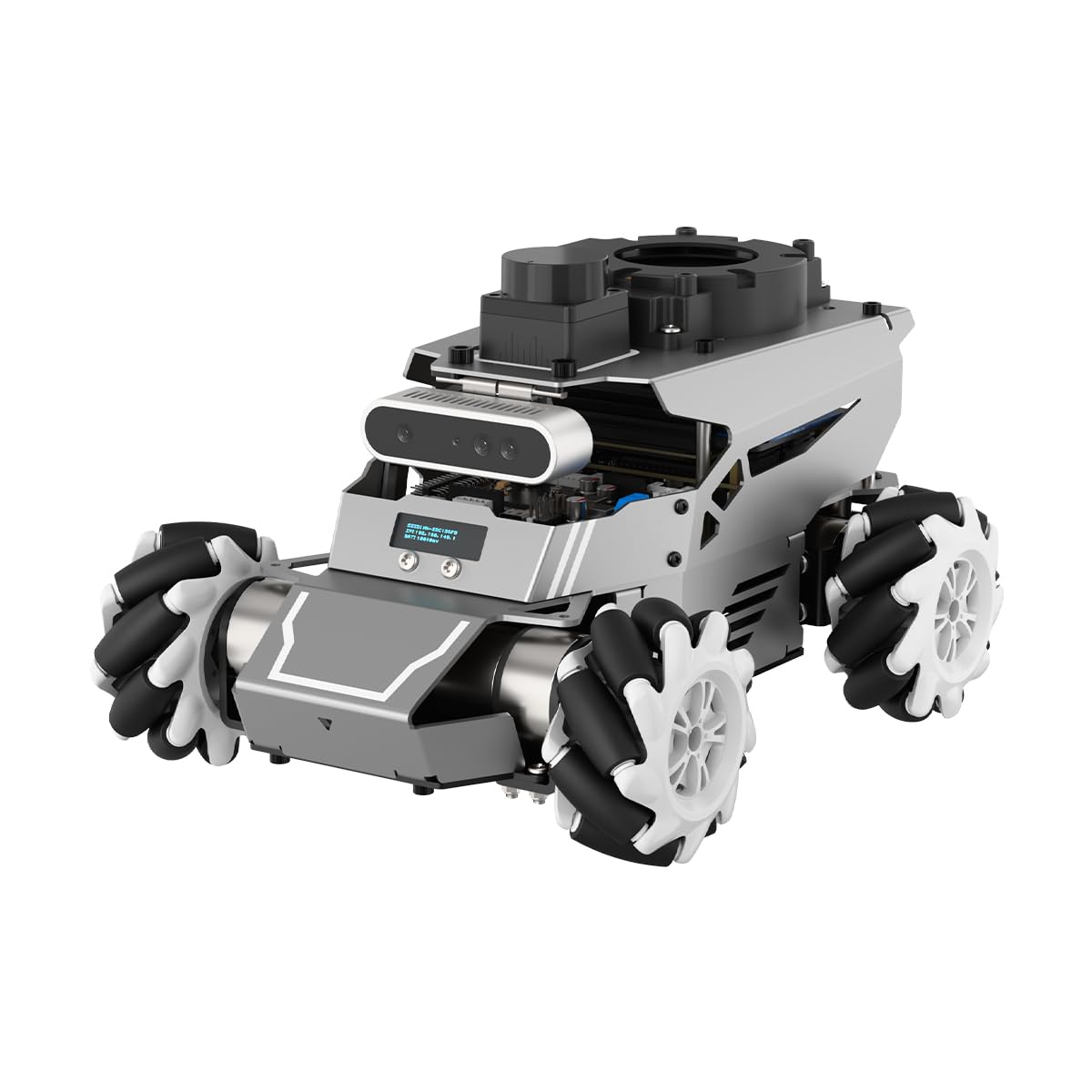 HIWONDER ROS2 Robot Car for Jetson RPi Gemini ChatGPT Large AI Models Depth Camera SLAM Mapping Autonomous Driving Programming Education Smart AI Robotic Car, ROSOrin Standard Kit & Jetson Nano 4G