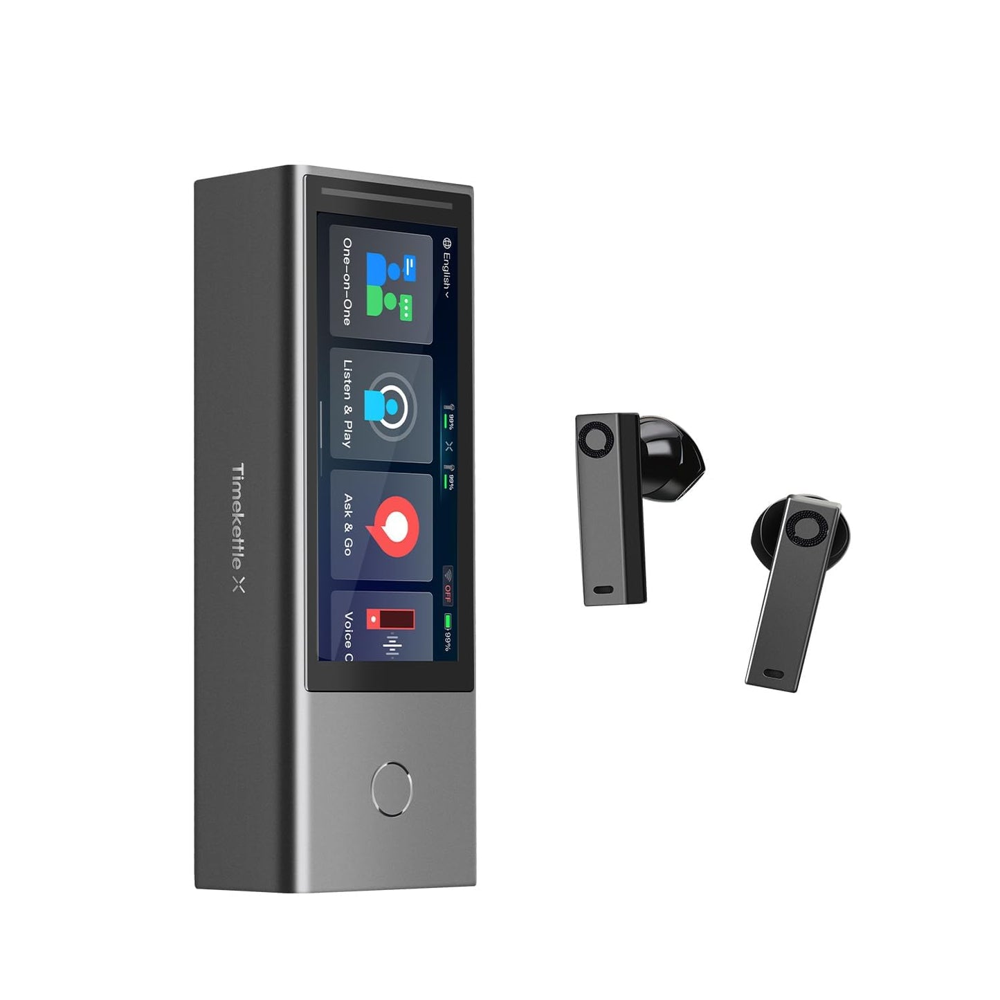 Timekettle X1 AI Interpreter Hub — 40-Language, Two-Way Translation Device for up to 50 Users. Perfect for Business, K-12 Education, and Real-time multilingual speeches