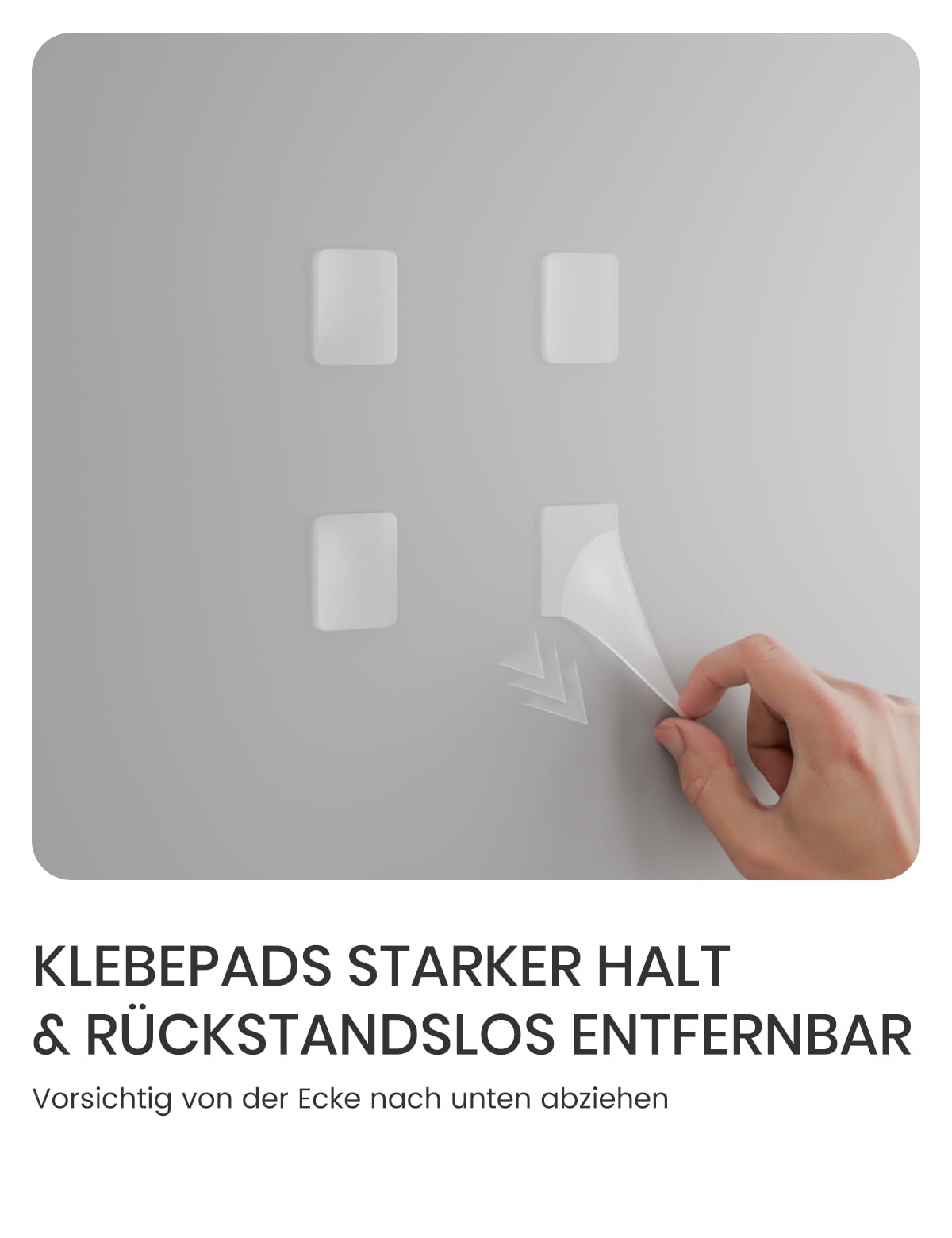 Bumusty Large Cork Board Alternative-36 x 24" Felt Bulletin Board Tiles, with 30 Pushpins, 40 Adhesive Tabs, Bold-Stripe 6-Pack, Cork Boards for Office Push Pin Board Felt Board-Milky White