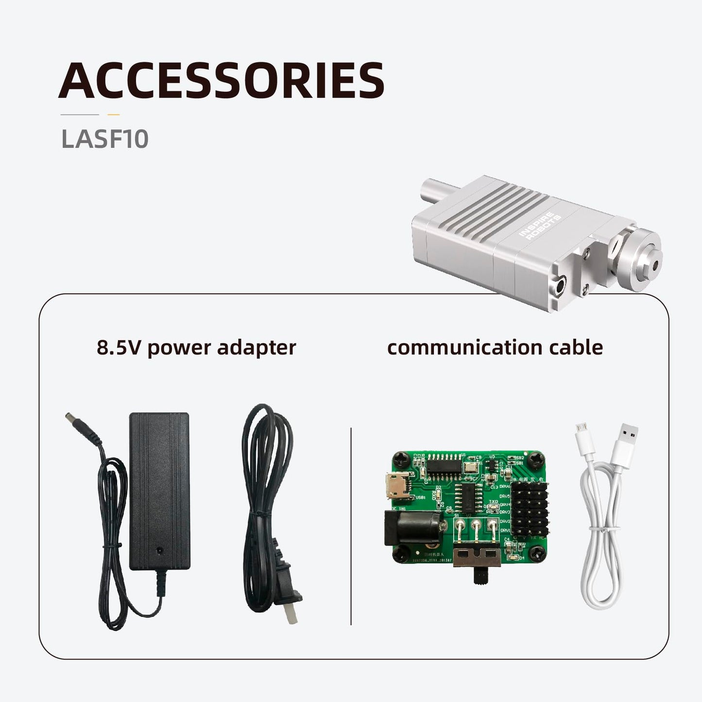 High Precision Micro Linear Servo Actuator with Force Control Sensor,Stroke 10mm,Force 7lbs(31.5N), Speed 62mm/s | for Robotics,Industrial Automation,Medical and Healthcare Equipment|LASF10-104D