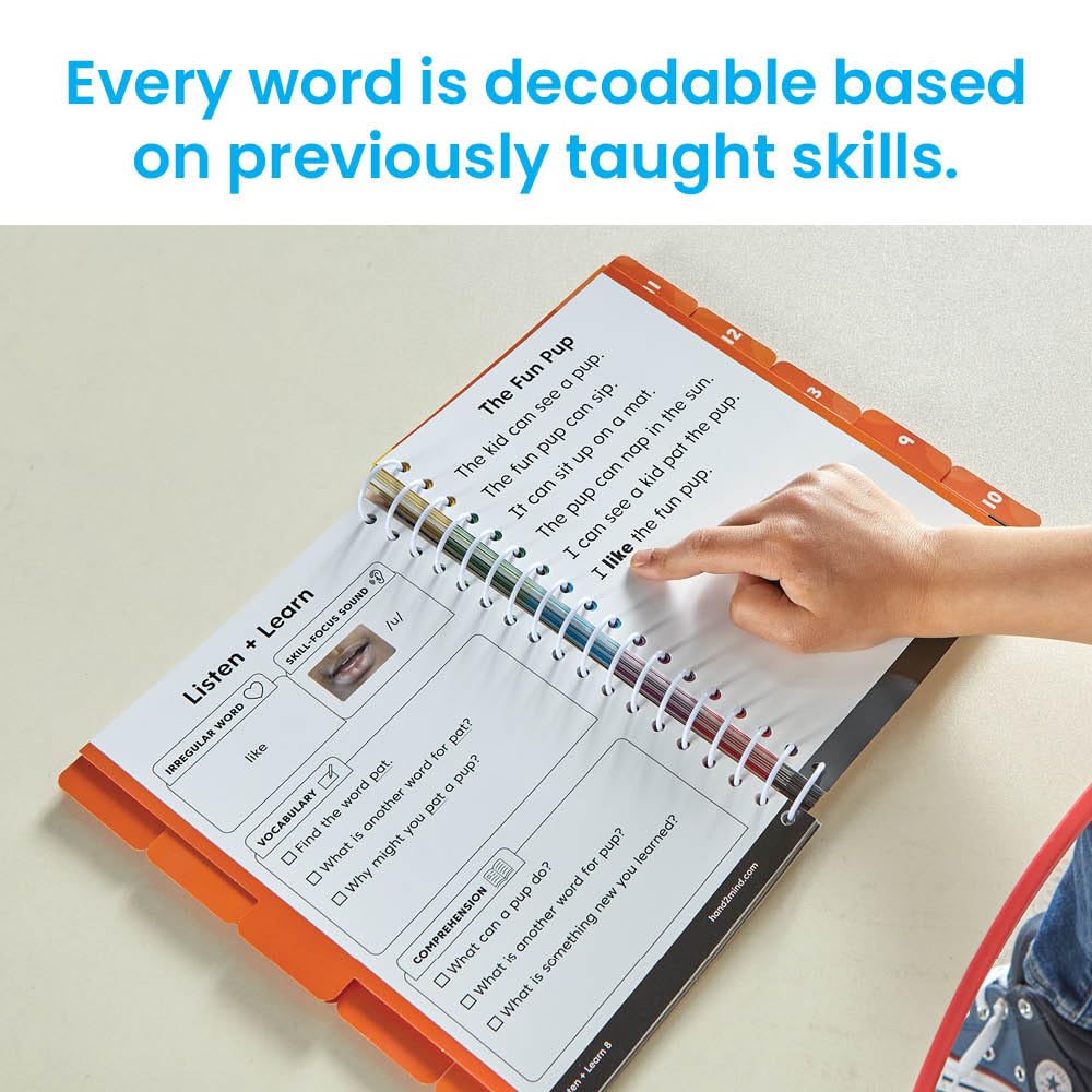 hand2mind Guided Phonics + Beyond Decodable Books Unit 2, CVC Books for Beginning Readers, Science of Reading Classroom Materials, Learn to Read Leveled Readers, Preschool Curriculum for Teachers
