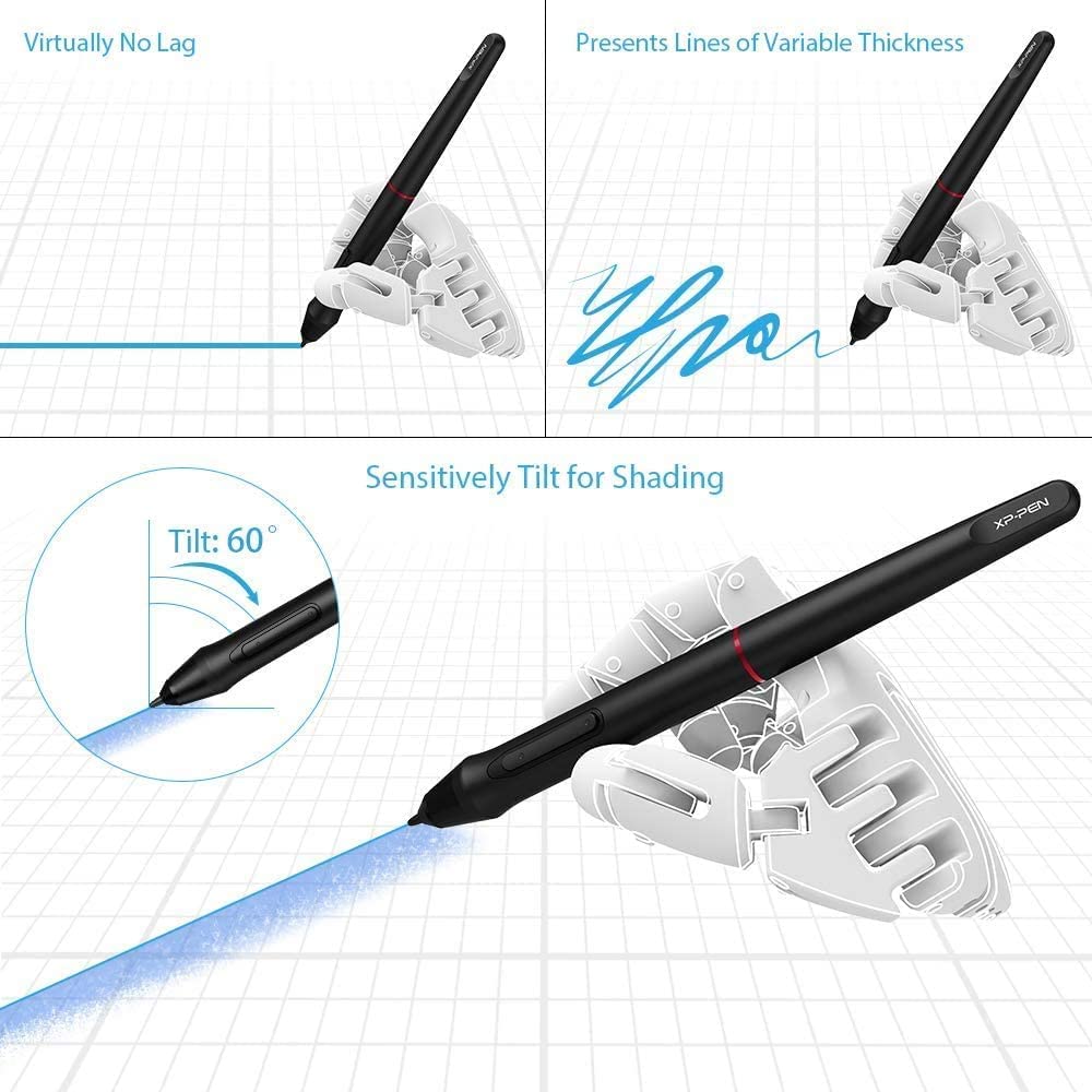 15.6" Drawing Tablet with Screen XPPen Artist 15.6 Pro Tilt Support Graphics Tablet Full-Laminated Red Dial (120% sRGB) Drawing Monitor Display 8192 Levels Pressure Sensitive & 8 Shortcut Keys