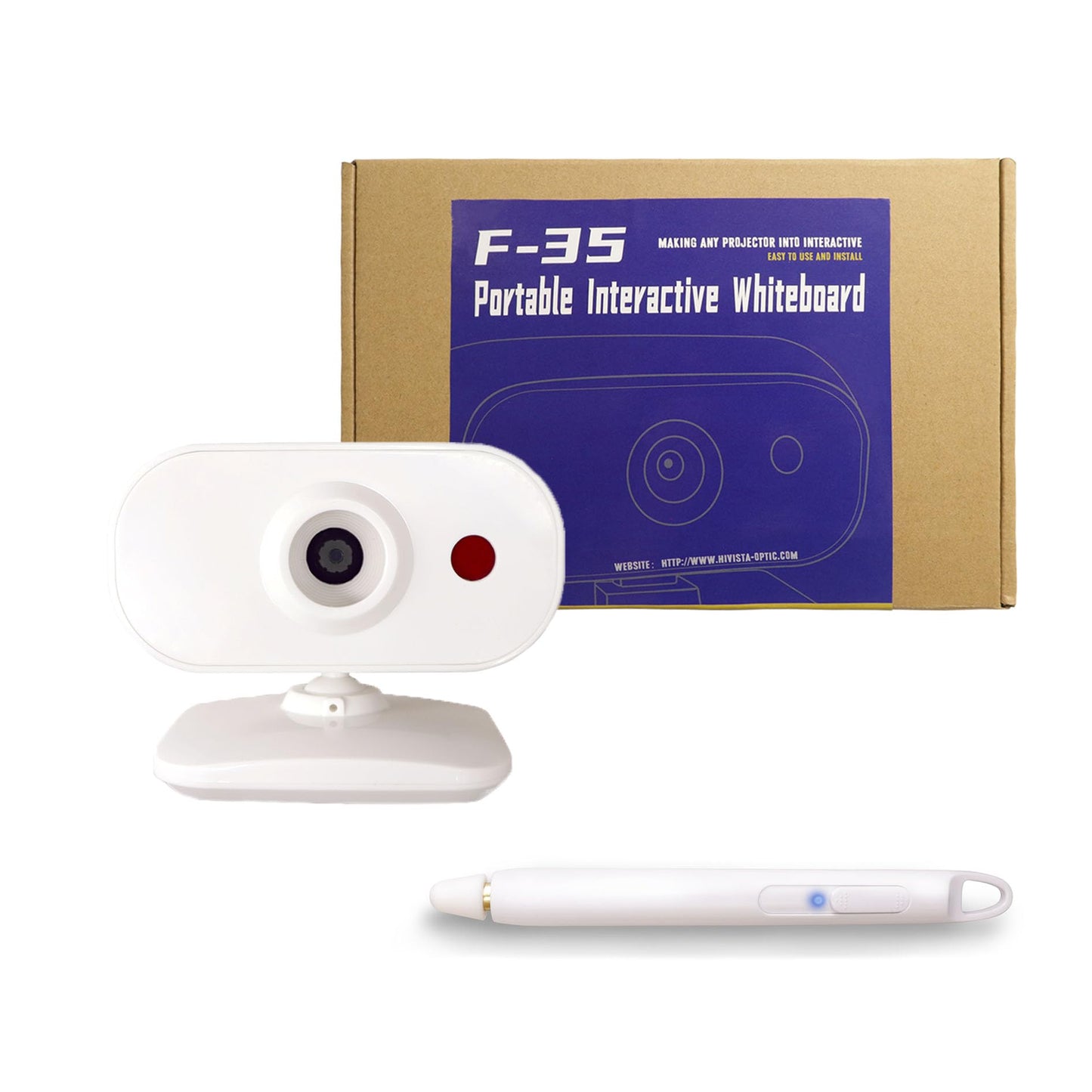 Interactive Whiteboard System -Smart Whiteboard with Electronic Pen, Compatible with Long Focus Projection, for Home Office Classroom and Presentation, Only for Windows