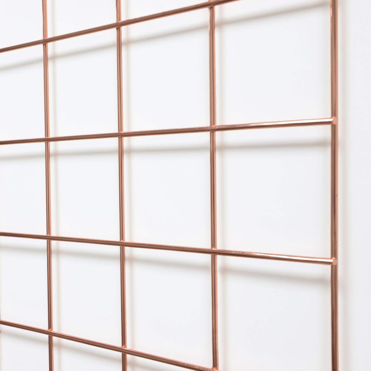 GBYAN Wall Grid 2 Pack Wire Photo Grid Panels Metal Picture Rack Wall Organizer for Memo, Photo Display, 25.6" x17.7 Each Grid Panel