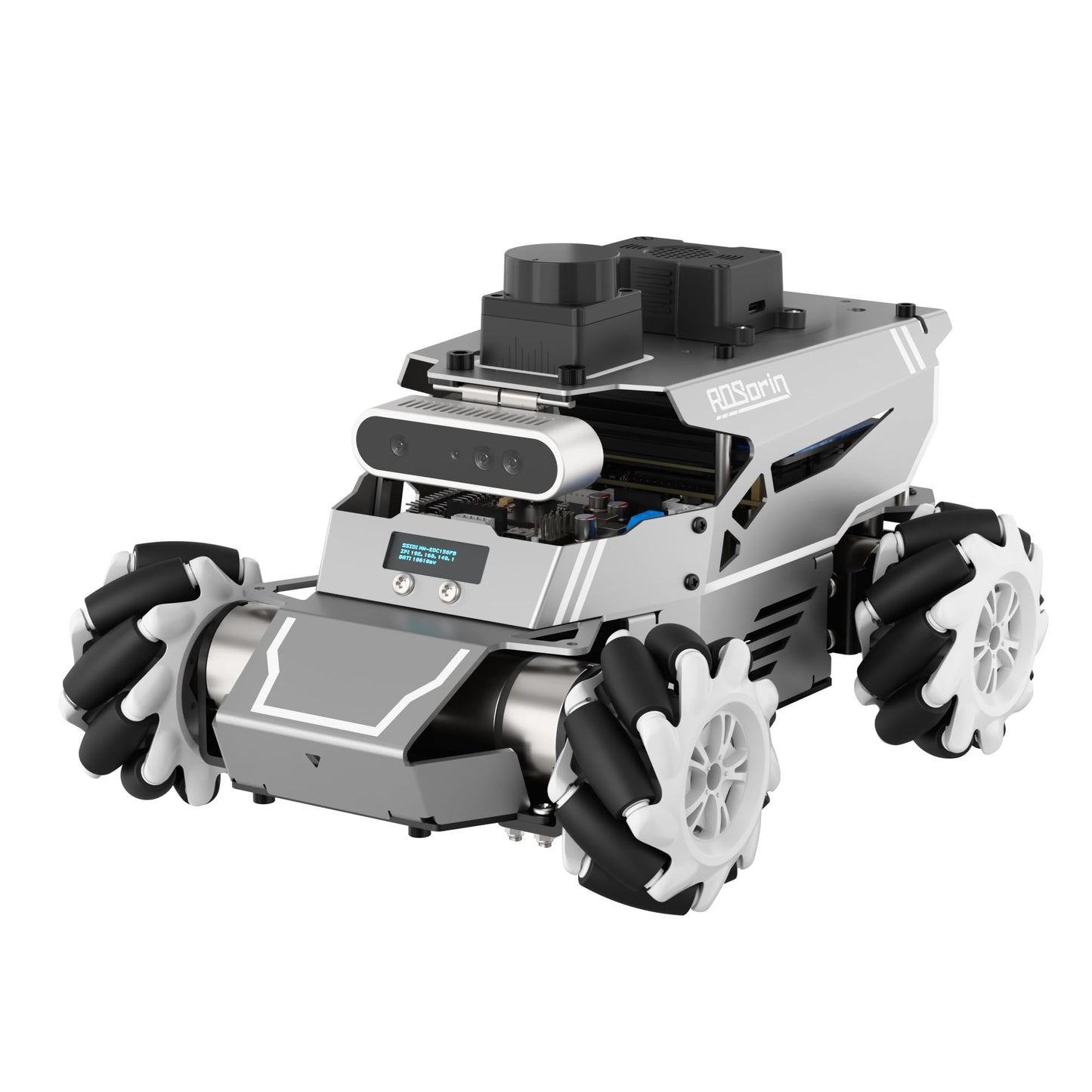 HIWONDER ROS2 Robot Car for Jetson RPi Gemini ChatGPT Large AI Models Depth Camera SLAM Mapping Autonomous Driving Programming Education Smart AI Robotic Car, ROSOrin Standard Kit & RaspberryPi 5 8G