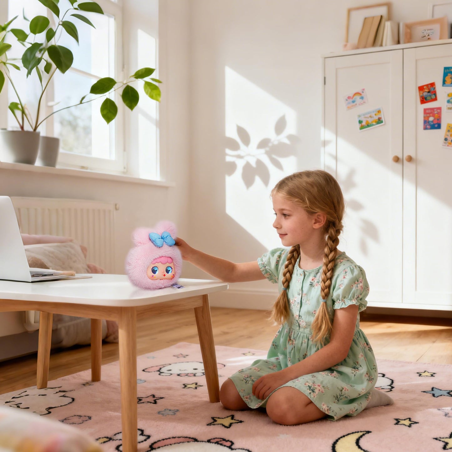 voopark AI Smart Stuffed Animal with ChatGPT - Multilingual Emotional AI Companion Plush Toy, Interactive Learning Assistant & Memory Trainer for Kids 3+, Parental Control App with Chat Summary
