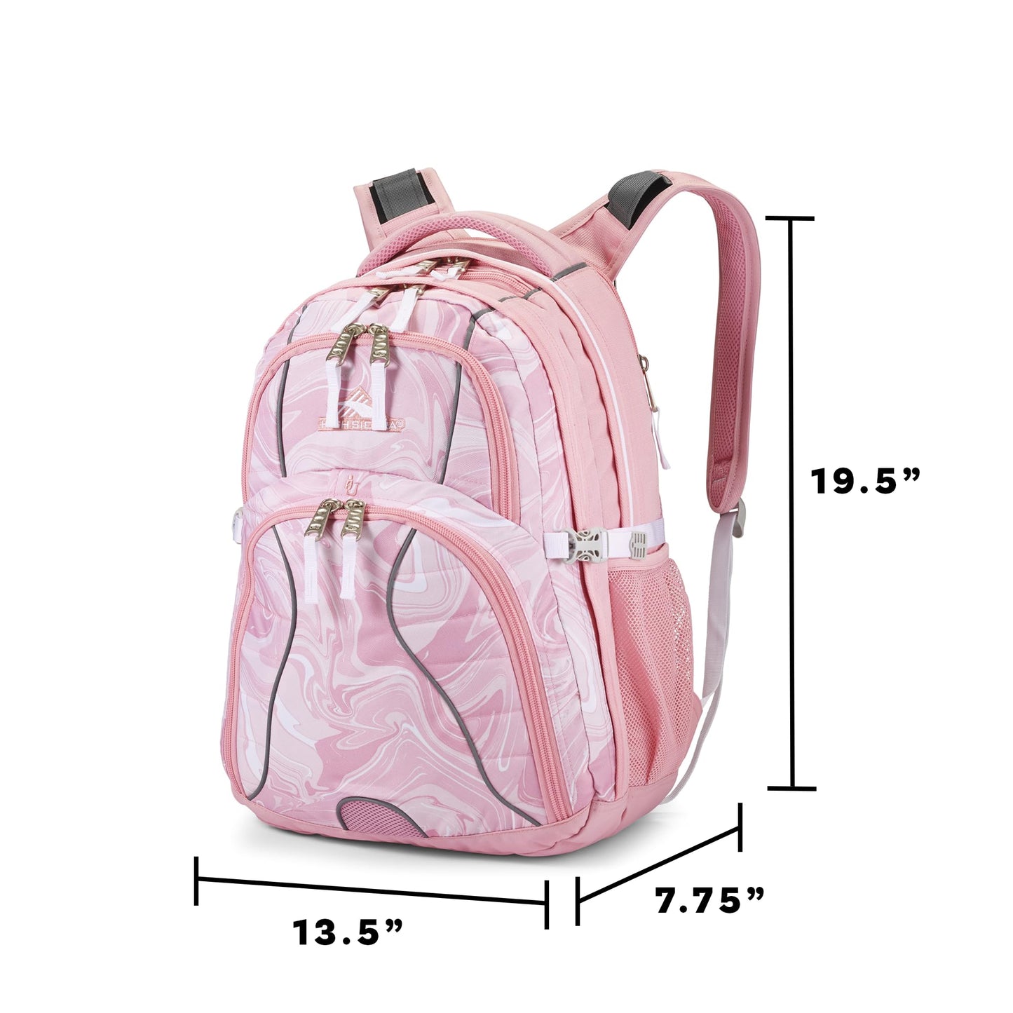 High Sierra Swerve Laptop Backpack, Black, One Size