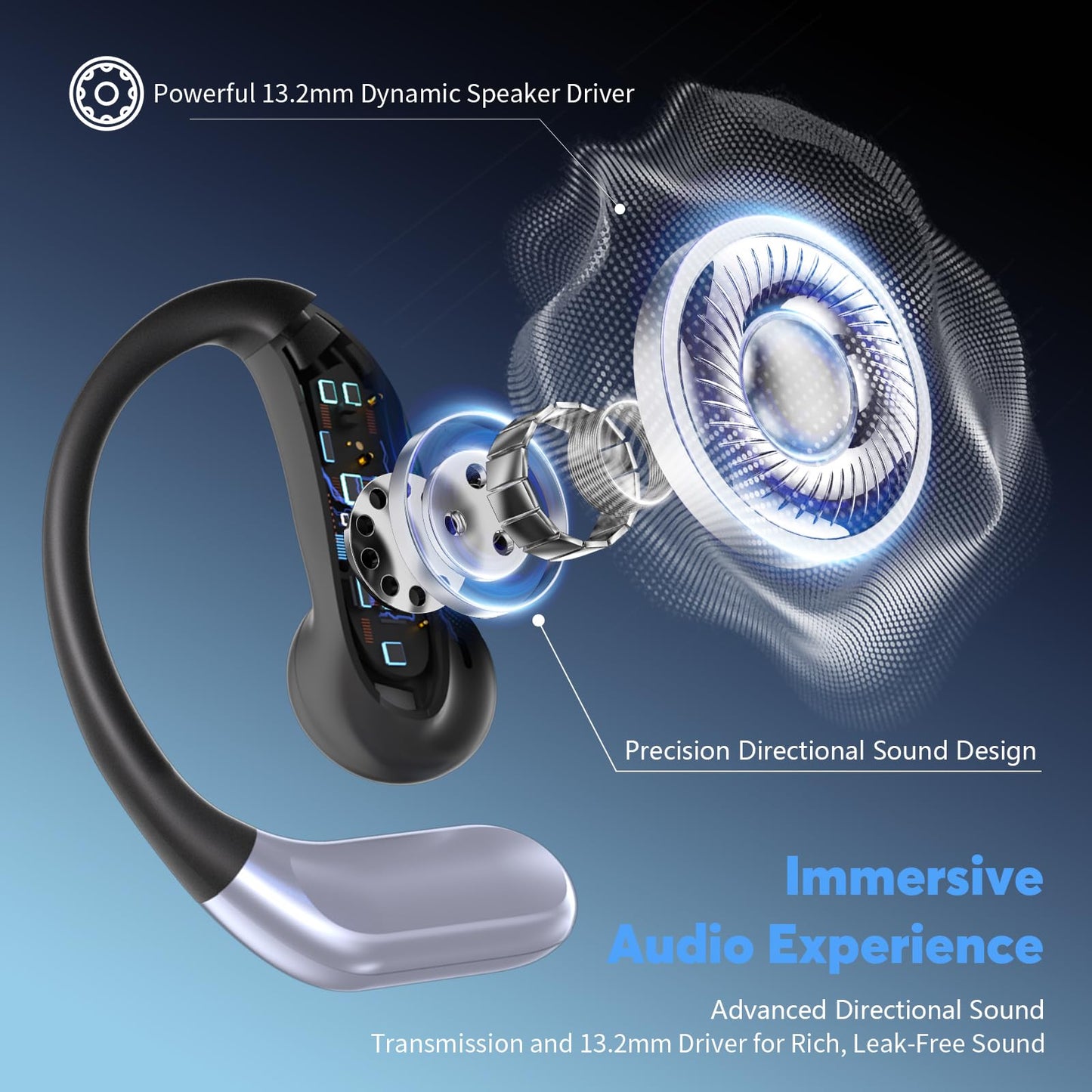 bluemaison Real-Time Translation Earbuds, 198+ Languages Two-Way Translator, Audifonos Traductores Inglés Español, 4-in-1 Translating Headphones for Travel, Business & Learning - Space Grey