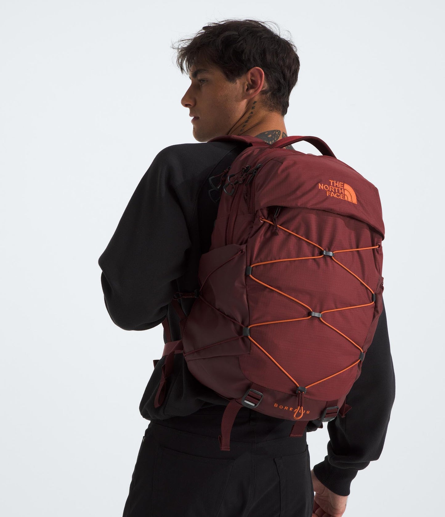 The North Face Borealis Commuter Laptop Backpack - PFAS Free, Sumac/Iron Bronze, One Size