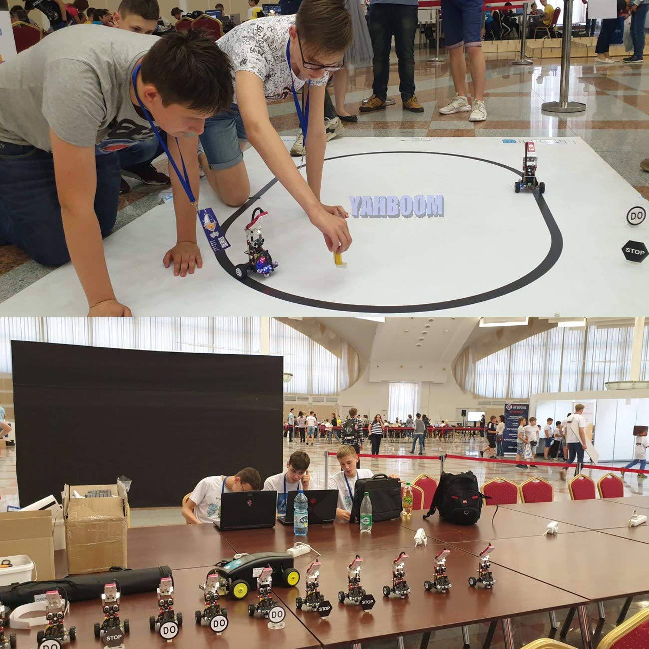 Yahboom STEM Education BBC Micro:bit Coding Robot Car Kit for Kids to Programmable DIY Toys for 12+ (Without Micro:bit)