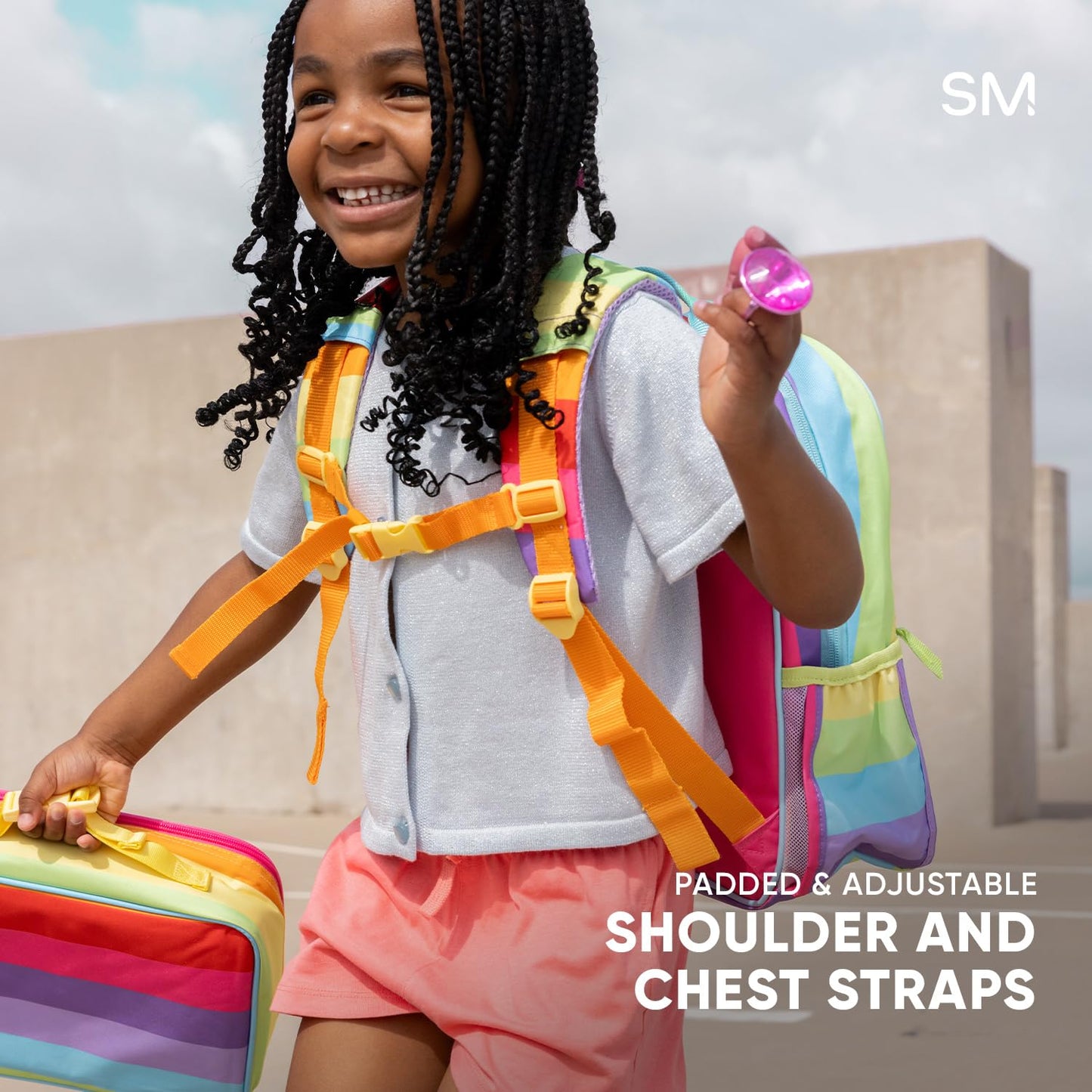 Simple Modern Medium Bluey Toddler Backpack for School Girls and Boys | Kindergarten Elementary Kids Backpack | Fletcher Collection | Kids - 15" tall | Bluey Checkmate