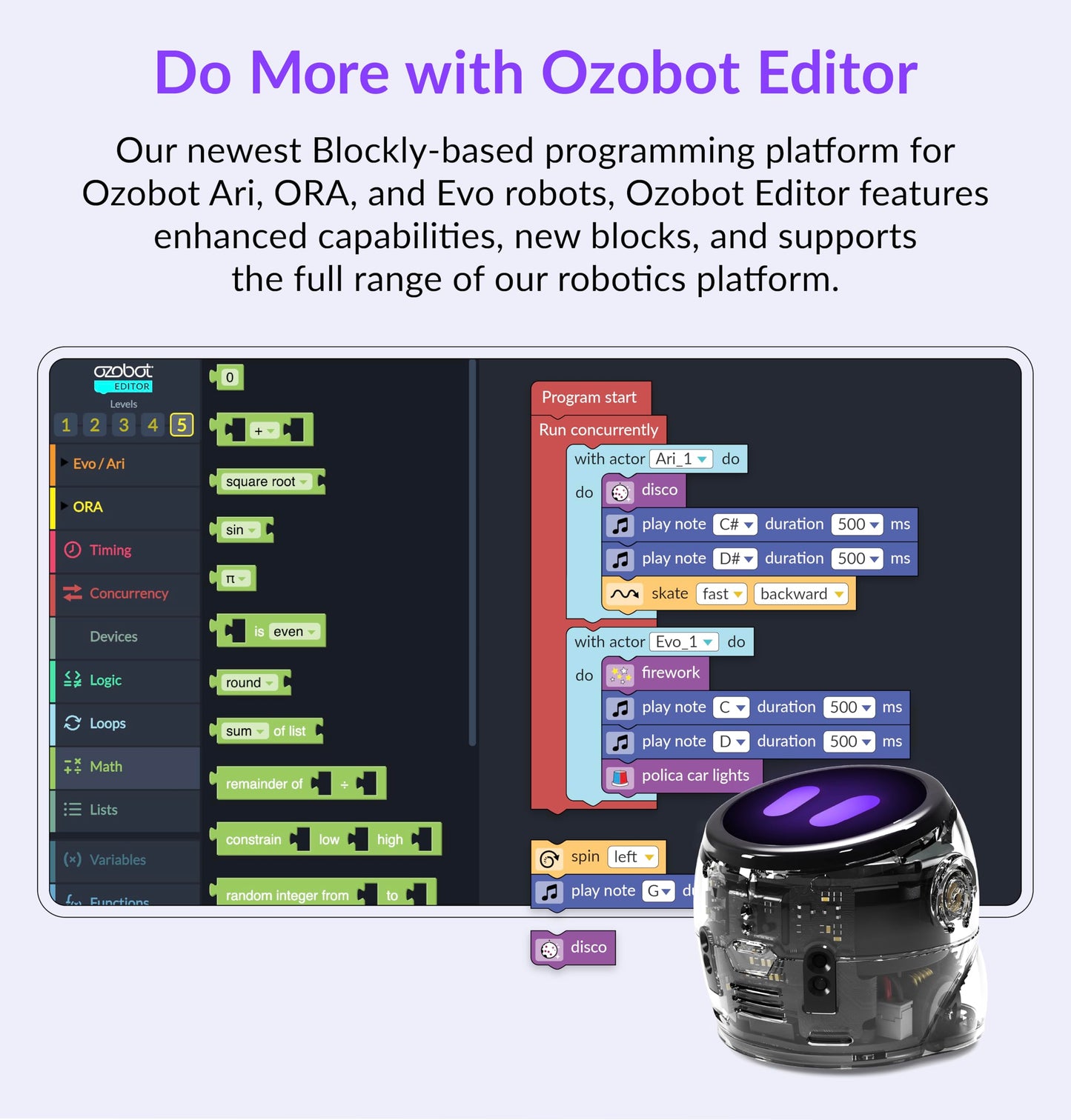 Ozobot Ari Classroom Kit (12 Bots) | Interactive Learning Robot with Touch Screen, ToF Sensor, Accelerometer, Gyroscope, and AI Integration | Hands-On STEM Education for Classrooms and Homeschool
