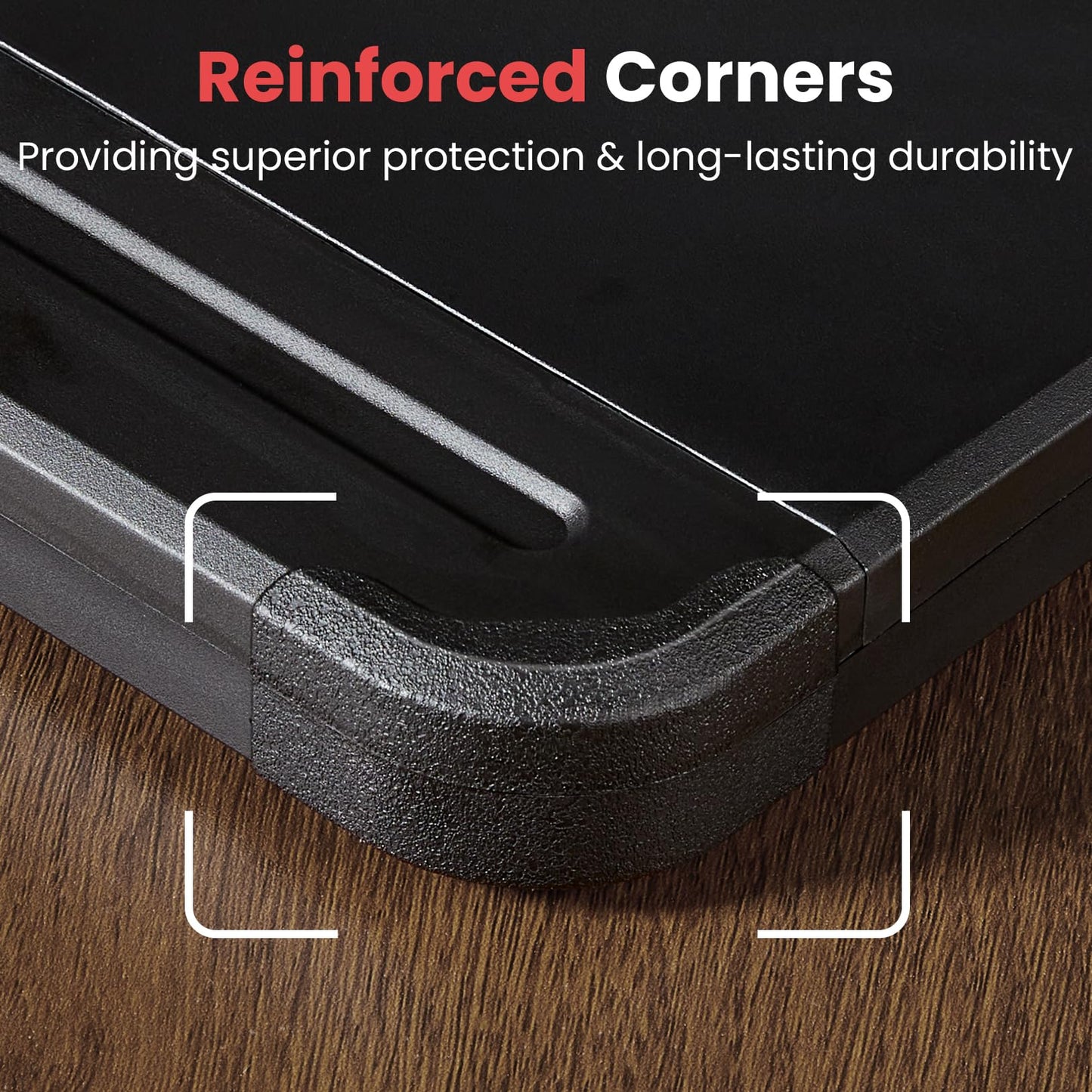 Sooez Reinforced Clipboard with Storage, Inner Plastic Folder Attached, Heavy Duty Clip Boards 8.5x11 with Pen Holder, High Capacity Nursing Clipboards Box for Teacher Office Home, Letter / A4 Size