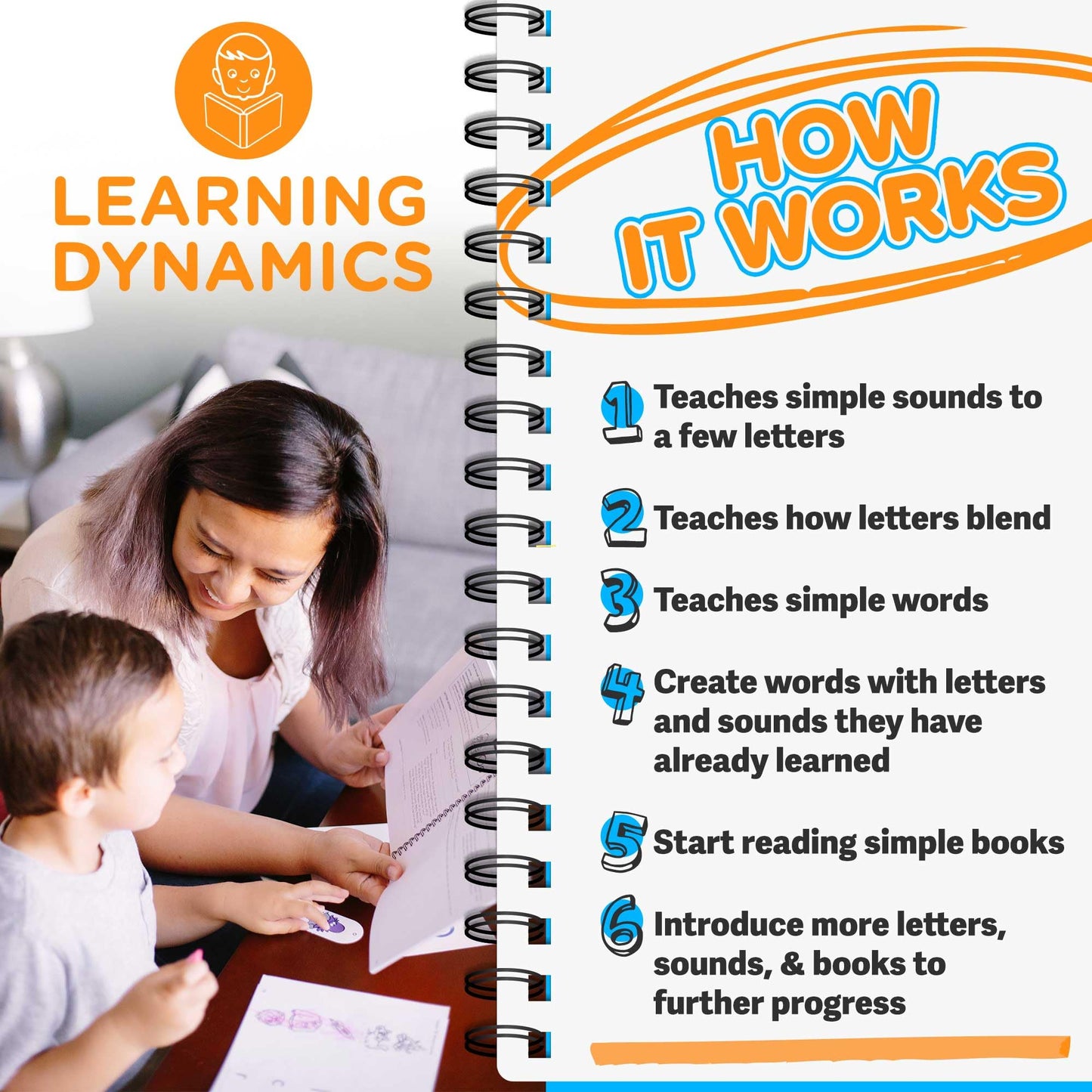 LEARNING DYNAMICS 4 Weeks to Read Additional Workbook – Extra Workbook ONLY – Hands On Learning for Letters, Words, Writing & Sentence Comprehension